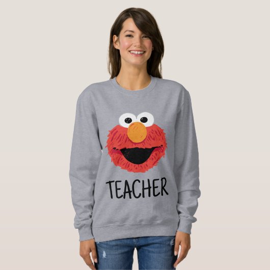 Sesamstraat | Elmo Face Teacher Trui (Voorkant volledig)
