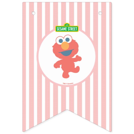 Sesamstraat | Elmo - First Birthday Bunting Vlaggetjes (Eerste vlag)