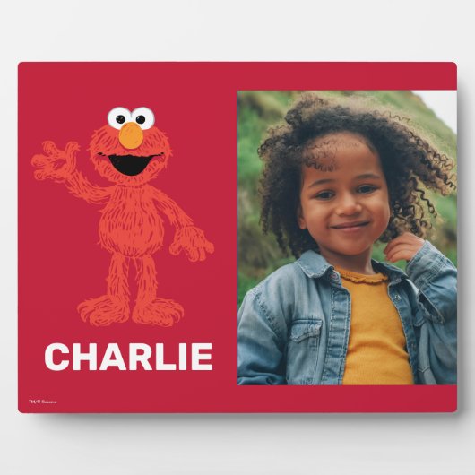 Sesamstraat | Elmo Fotoplaat (Voorkant)