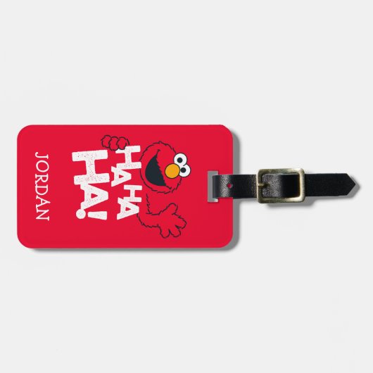 Sesamstraat | Elmo - Ha Ha ha! Bagagelabel (Voorkant horizontaal)
