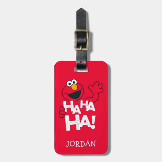 Sesamstraat | Elmo - Ha Ha ha! Bagagelabel (Voorkant verticaal)