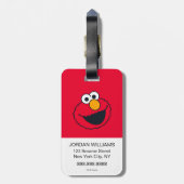 Sesamstraat | Elmo - Ha Ha ha! Bagagelabel (Achterkant verticaal)