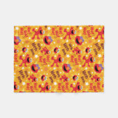Sesamstraat | Elmo Ha! Ha! Ha! Patroon Fleece Deken (Voorkant (Horizontaal))