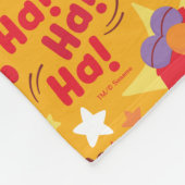 Sesamstraat | Elmo Ha! Ha! Ha! Patroon Fleece Deken (Hoek)