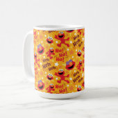 Sesamstraat | Elmo Ha! Ha! Ha! Patroon Koffiemok (Voorkant links)