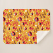 Sesamstraat | Elmo Ha! Ha! Ha! Patroon Sherpa Deken (Voorkant (horizontaal))