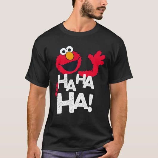 Sesamstraat | Elmo - Ha Ha ha! T-shirt (Voorkant)