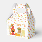 Sesamstraat Elmo Herfst pompoen verjaardag Bedankdoosjes (Achterkant)