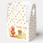 Sesamstraat Elmo Herfst pompoen verjaardag Bedankdoosjes (Geopend)