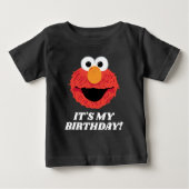 Sesamstraat | Elmo Het is mijn Birthday Baby T-Shi (Voorkant)