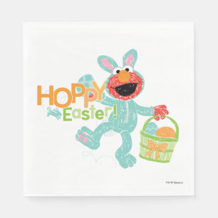 Sesamstraat - Elmo   Hoppy Easter Servet