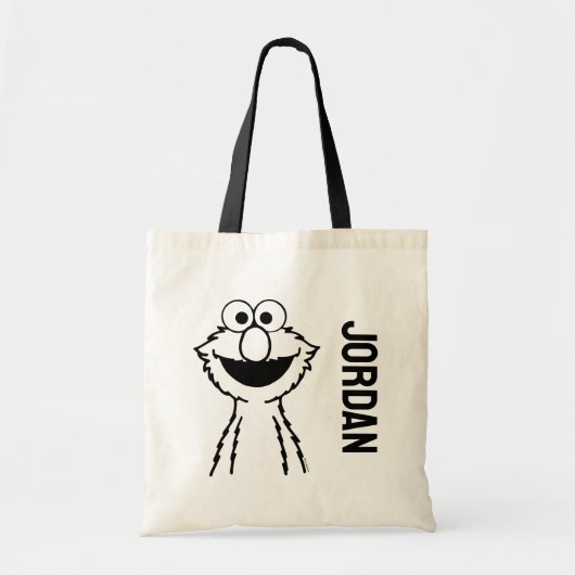 Sesamstraat | Elmo | Jouw namen toevoegen Tote Bag (Voorkant)
