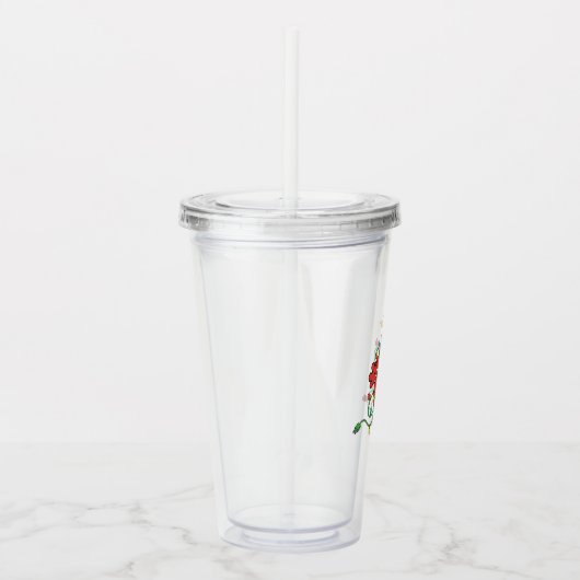 Sesamstraat | Elmo-kerstlampjes Acryl Drinkbeker (Rechts)