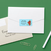 Sesamstraat | Elmo-kerstlampjes Etiket