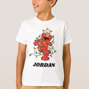 Sesamstraat   Elmo-kerstlampjes T-shirt