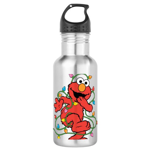 Sesamstraat | Elmo-kerstlampjes Waterfles (Voorkant)