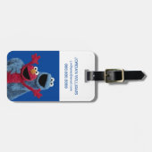 Sesamstraat | Elmo & Koekjesmonster Bagagelabel (Voorkant horizontaal)