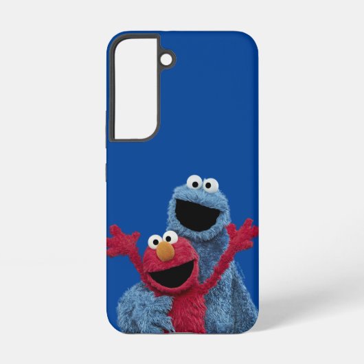 Sesamstraat | Elmo & Koekjesmonster Samsung Galaxy Hoesje (Achterkant)