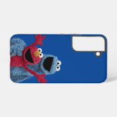 Sesamstraat | Elmo & Koekjesmonster Samsung Galaxy Hoesje (Achterkant horizontaal)