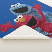 Sesamstraat | Elmo & Koekjesmonster Sherpa Deken (3/4)