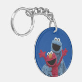 Sesamstraat | Elmo & Koekjesmonster Sleutelhanger (Voorkant Links)
