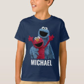 Sesamstraat | Elmo & Koekjesmonster T-shirt (Voorkant)
