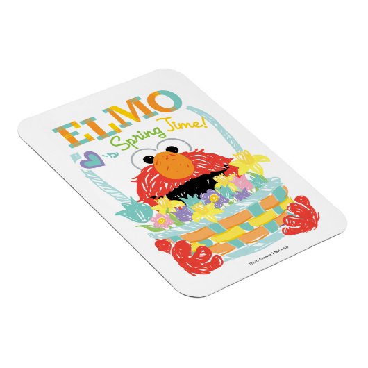 Sesamstraat - Elmo | Lente tijd Magneet (Rechterzijde)