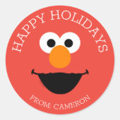 Sesamstraat | Elmo Merry Christmas Gift Label (Voorkant)