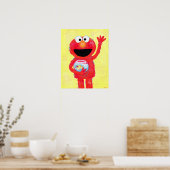 Sesamstraat | Elmo met goudvis Poster (Keuken)