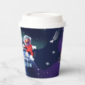 Sesamstraat | Elmo Outer Space Happy Birthday Papieren Bekers (Links)