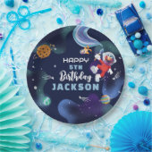 Sesamstraat | Elmo Outer Space Happy Birthday Papieren Bordje (Feest)