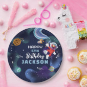 Sesamstraat | Elmo Outer Space Happy Birthday Papieren Bordje (Feest)