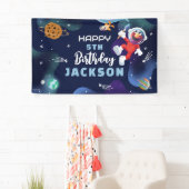 Sesamstraat | Elmo Outer Space Happy Birthday Spandoek (Insitu)