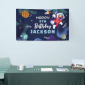 Sesamstraat | Elmo Outer Space Happy Birthday Spandoek (Beurs)