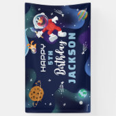 Sesamstraat | Elmo Outer Space Happy Birthday Spandoek (Verticaal)