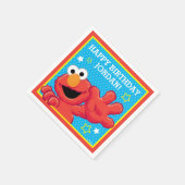 Sesamstraat | Elmo - Polka Dot & Stars Birthday Servet (Hoek)