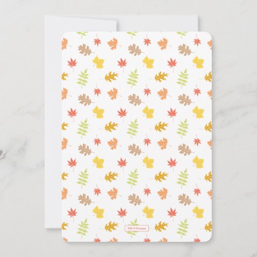 Sesamstraat - Elmo | Pompoen 2e verjaardag Kaart (Achterkant)