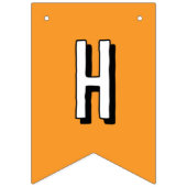 Sesamstraat - Elmo | Pumpkin First Birthday Vlaggetjes (Tweede vlag)