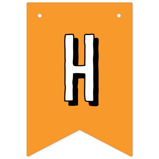 Sesamstraat - Elmo | Pumpkin First Birthday Vlaggetjes (Tweede vlag)