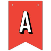 Sesamstraat - Elmo | Pumpkin First Birthday Vlaggetjes (Derde vlag)