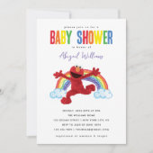 Sesamstraat - Elmo Rainbow Baby shower Kaart (Voorkant)