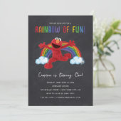Sesamstraat - Elmo Rainbow of Fun Verjaardag Kaart (Staand voorkant)