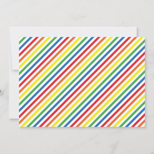 Sesamstraat | Elmo - Regenboog 2e verjaardag Kaart (Achterkant)