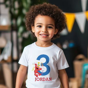 Sesamstraat   Elmo - Regenboog 3e verjaardag Kinder Shirts