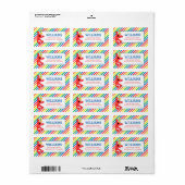 Sesamstraat | Elmo - Regenboogdag Etiket (Full Sheet)