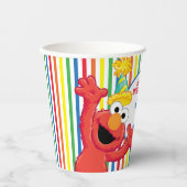 Sesamstraat | Elmo - Regenboogdag Papieren Bekers (Voorkant)