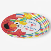 Sesamstraat | Elmo - Regenboogdag Papieren Bordje (Gekanteld)