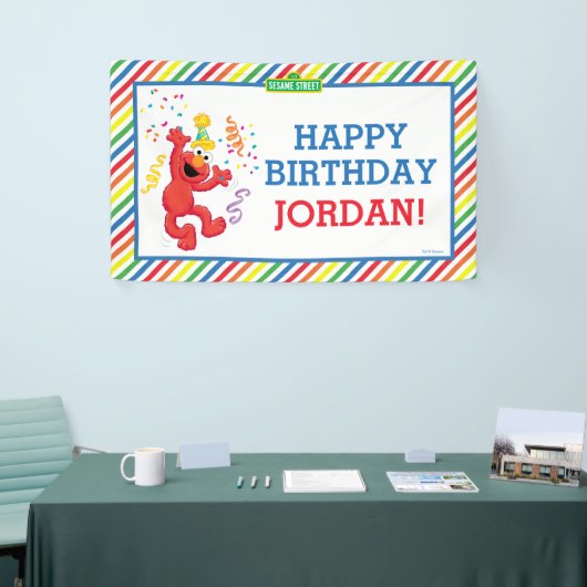 Sesamstraat | Elmo - Regenboogdag Spandoek (Beurs)