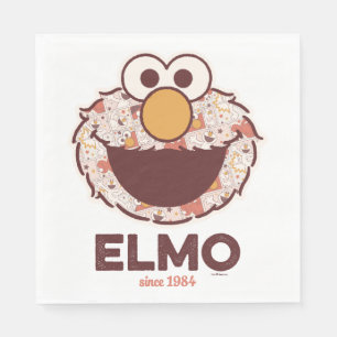 Sesamstraat   Elmo sinds 1984 Servetten