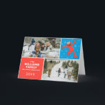 Sesamstraat | Elmo Snowflake Familie Foto Kaart<br><div class="desc">Stuur deze leuke Sesamstraat Kerstmis familie collage vakantie kaart. Personaliseer met uw foto's.</div>